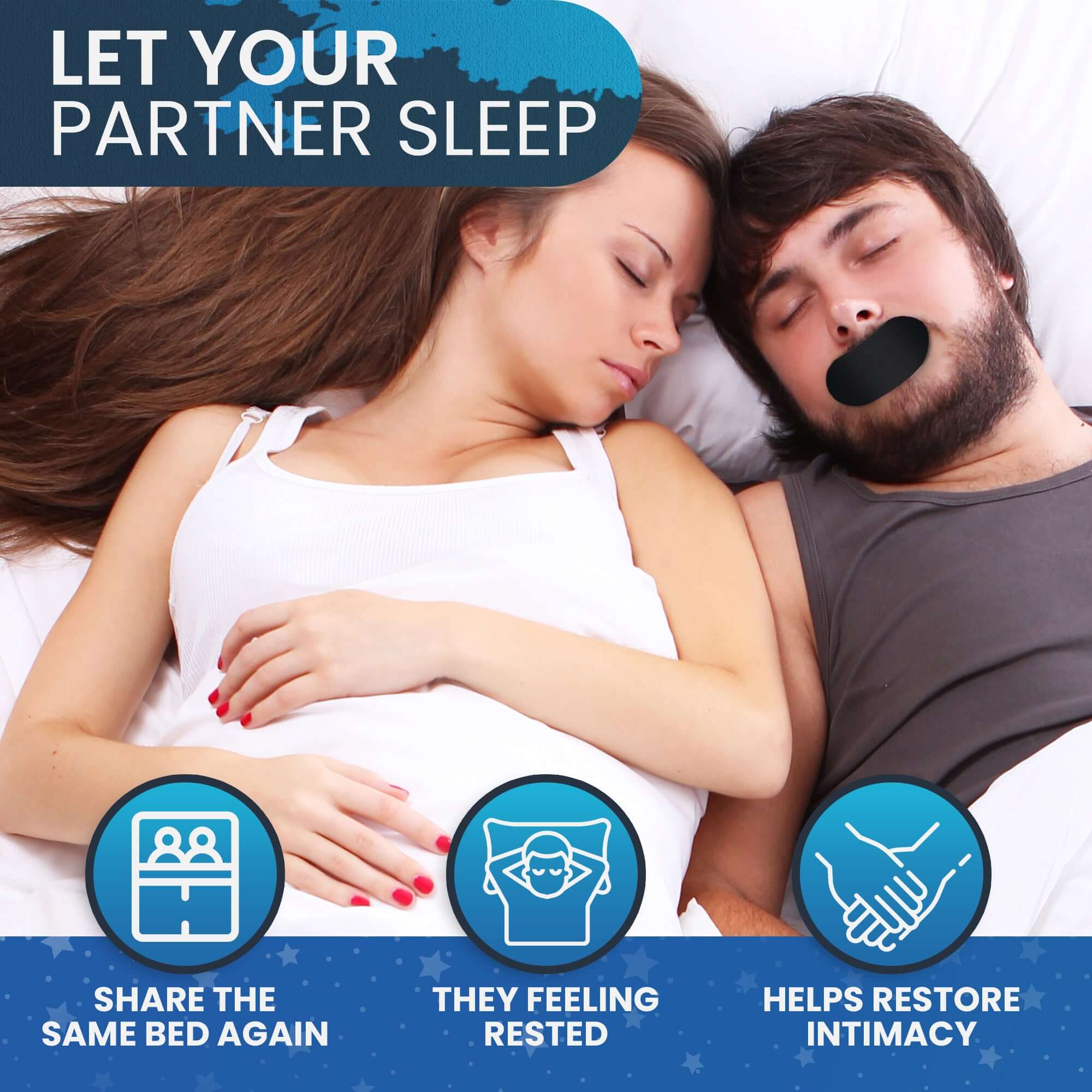 Mouth Tape for Sleep Apnea and Snoring with Nasal breathing